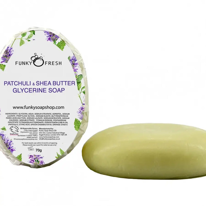 Patchouli Shea Butter Handcrafted Glycerin Soap