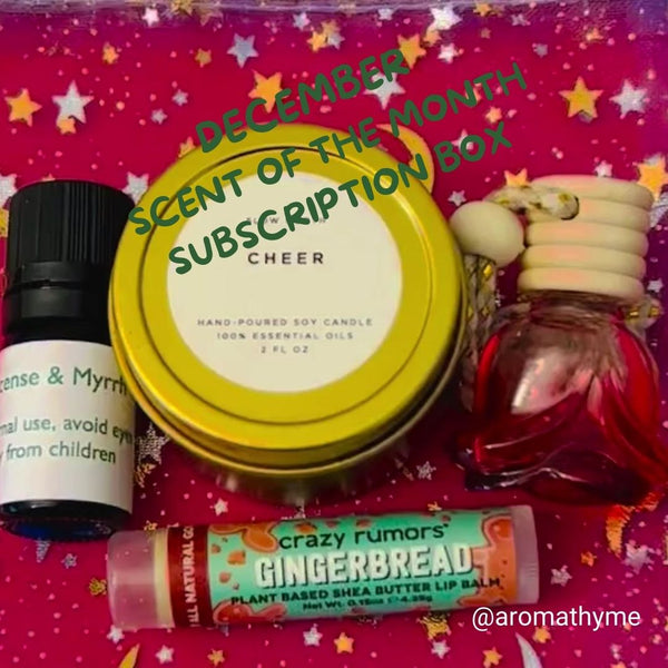 Scent of the Month Aromatherapy Essential Oil Subscription Box